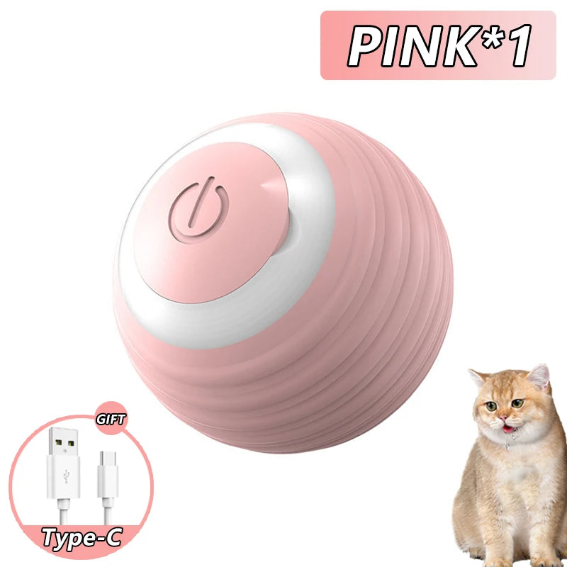 Pelota Inteligente para Gatos – Juguete Interactivo Recargable con Movimiento Automático