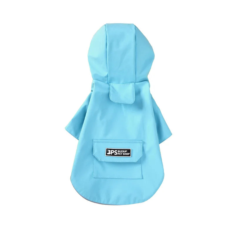 Chubasquero Impermeable para Perros – Con Capucha, Ligero y para Todas las Estaciones | Ropa para Mascotas al Aire Libre