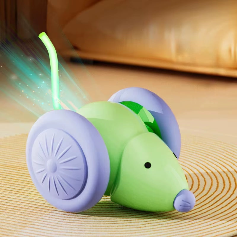 Ratón Eléctrico Interactivo para Gatos – Diversión Automática y Segura