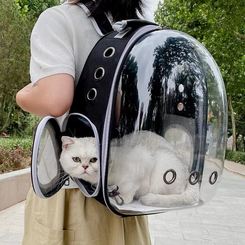 Mochila Cápsula para Mascotas – Portátil, Transpirable y Segura