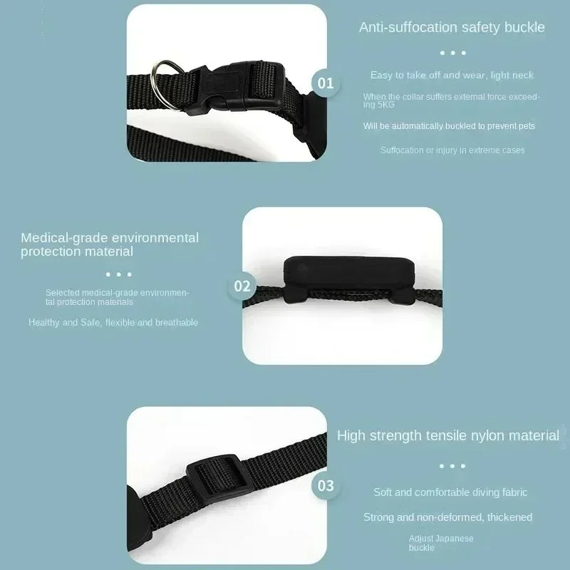 Collar GPS para Mascotas sin Carga ni Cuotas – Rastreador Inteligente para Gatos y Perros  para Apple