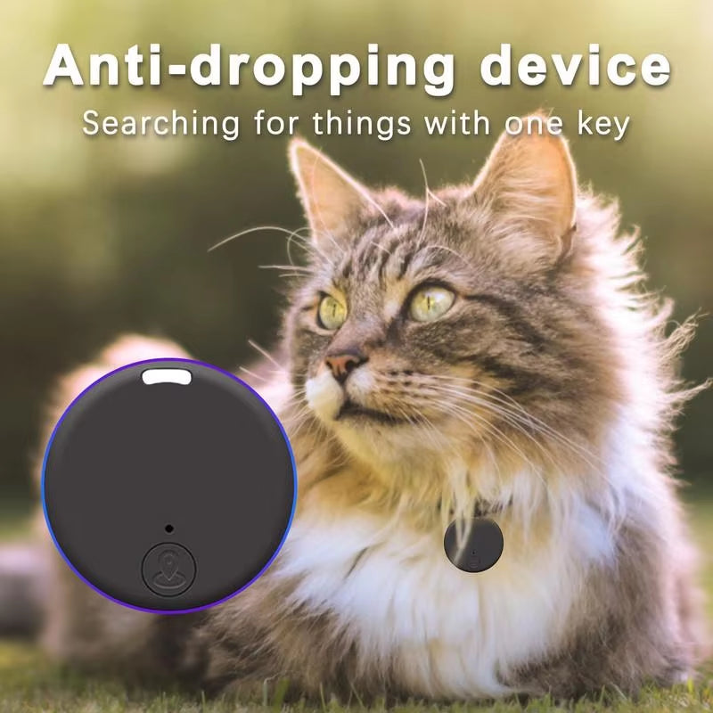 Mini Localizador GPS con Alarma Antipérdida – Rastreador Bluetooth para Mascotas