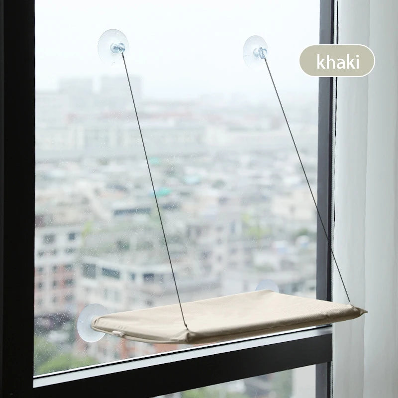 Cama de Ventana para Gatos – Hamaca con Ventosas Fuertes 20 kg